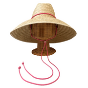 sarah bray bermuda women's begonia hat with neon pink lanyard