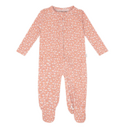 baby melone floral pima footie