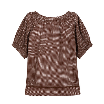 women's cafe flora top