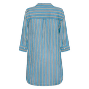 women's isla blue stripe coverup