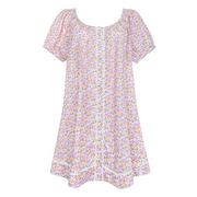 women's orchid floral coverup