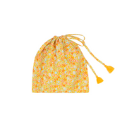 women's marigold floral pareo