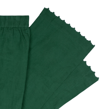 women's palma green linen pants