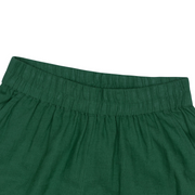 women's palma green linen pants