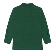 women's palma green linen button down shirt