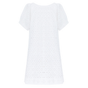 women's white eyelet coverup