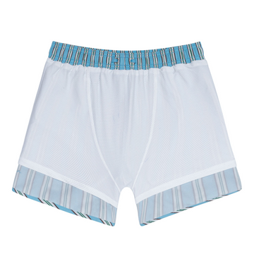 men's isla blue stripe boardie
