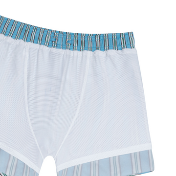 men's isla blue stripe boardie