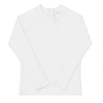 unisex crane white rashguard