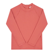 unisex sailor red seersucker rashguard