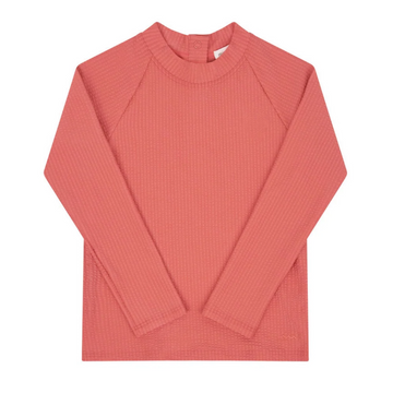 unisex sailor red seersucker rashguard