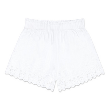 women's white schiffly shorts