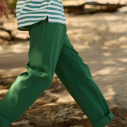 boys palma green twill pants