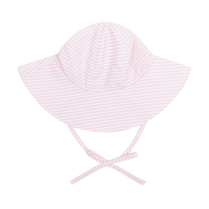 baby pink stripe sun hat