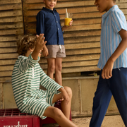 unisex palma stripe rugby shirt