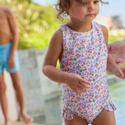 girls orchid floral ballerina one piece