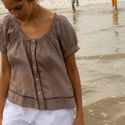 women's cafe flora top
