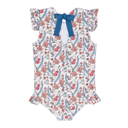 girls mercado bloom ruffle cap sleeve one piece