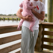 men's boxwood ticking stripe pima pajama pant