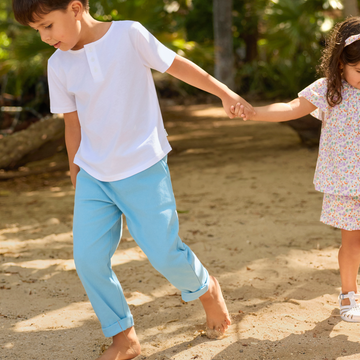 boys pura blue twill pants