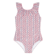 girls rosa vine ruffle collar one piece