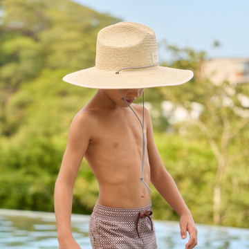 kids straw lifeguard hat