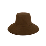 lack of color women's brown holiday bucket hat