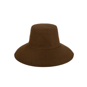 lack of color women's brown holiday bucket hat