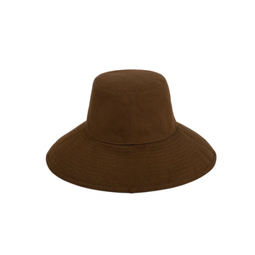 lack of color women's brown holiday bucket hat