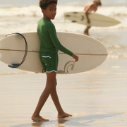 boys palma green terry boardie
