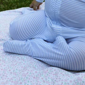 baby antique floral blanket