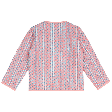 unisex rosa vine quilted jacket