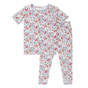 girls mercado bloom short sleeve pima pajamas set