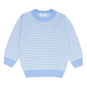 unisex chalet stripe knit sweater