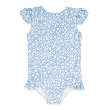 girls alpine fiore ruffle cap sleeve one piece