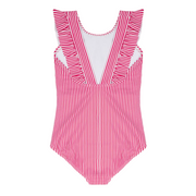girls gondola stripe ruffle one piece