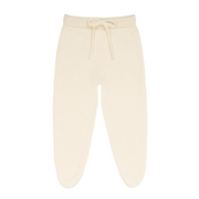 baby cream knit footie pant