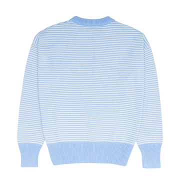 women's chalet stripe knit sweater