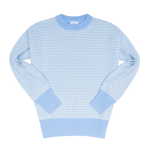 women's chalet stripe knit sweater