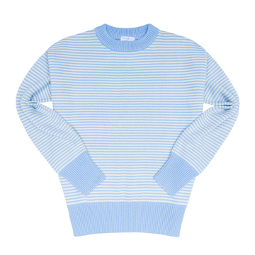 women's chalet stripe knit sweater