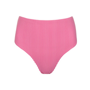women's gondola stripe high waist bikini bottom