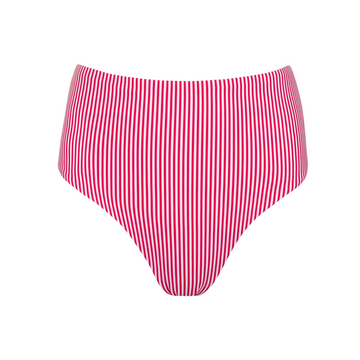 women's gondola stripe high waist bikini bottom
