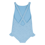 girls dusk blue eyelet ballerina one piece