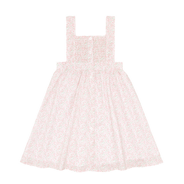 Girls Antique Floral Smocked Bib Dress | 9/10 | Contemporary Swimwear & Resort Wear | Minnow Girls Antique Floral Smocked Bib Dress | 9/10 | Contemporary Swimwear & Resort Wear | Minnow
