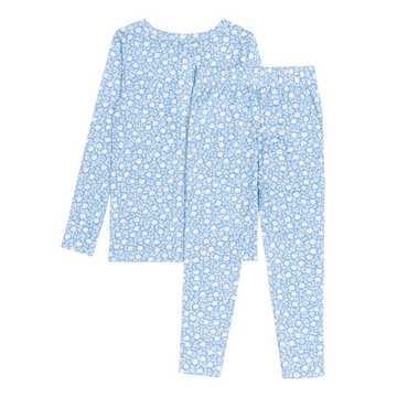 unisex alpine fiore henley pima pajamas set
