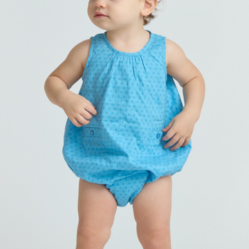 baby le marin dot bubble romper