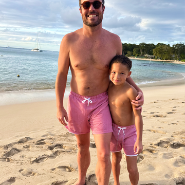 boys gondola stripe boardie