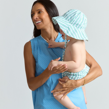 baby tamarin stripe sun hat