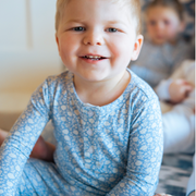 unisex alpine fiore henley pima pajamas set