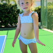 girls alpine fiore ruffle strap bikini